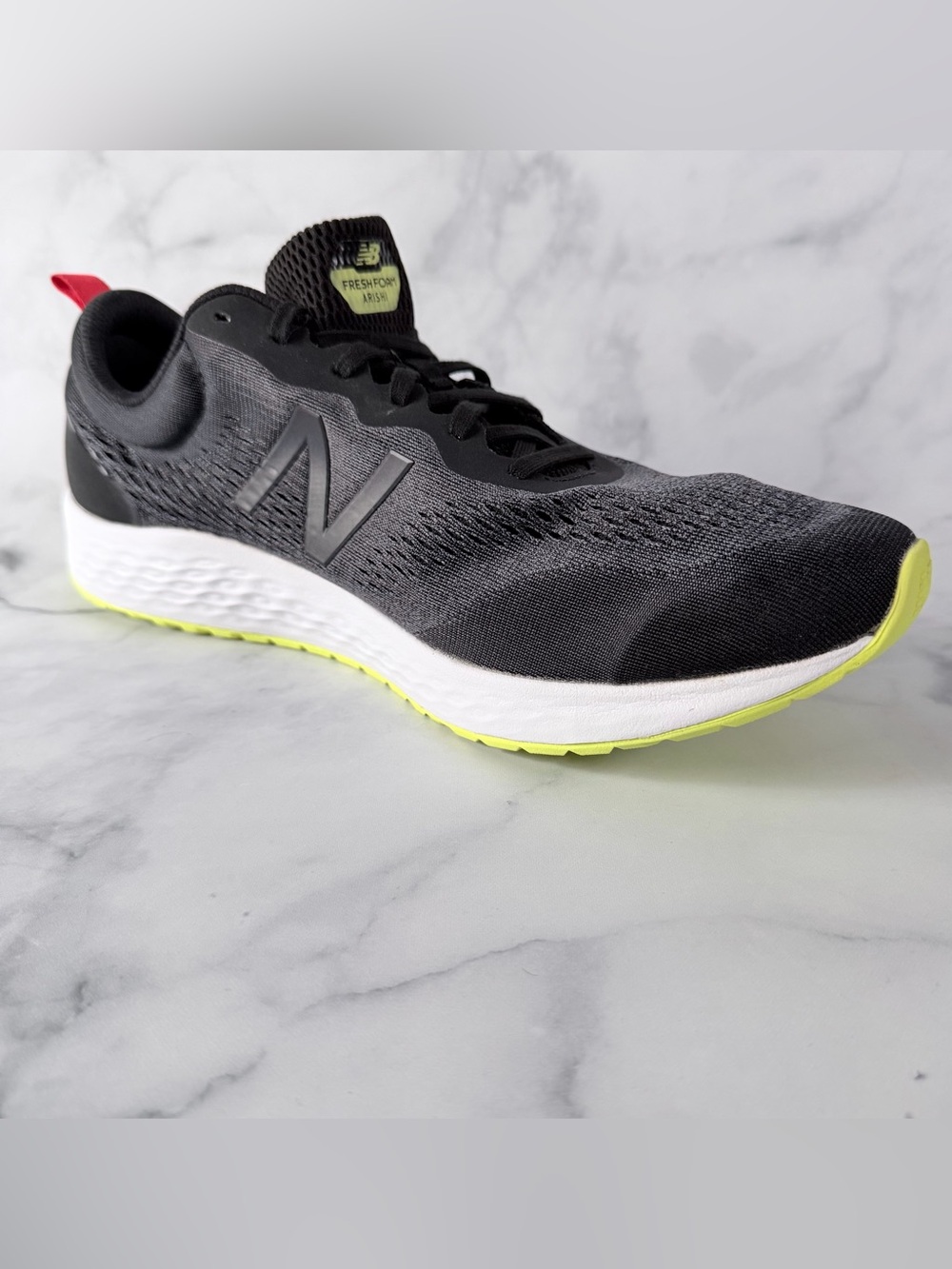 New Balance Fresh Foam Arishi MARISCH3 Black Neon Men’s Size 14 4E Wide Shoe